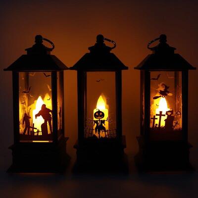 Halloween decoration props Scary atmosphere pumpkin lamp