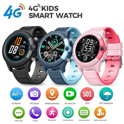 D36 4G Kids Smart Watch SIM Card GPS Video Call SOS Location