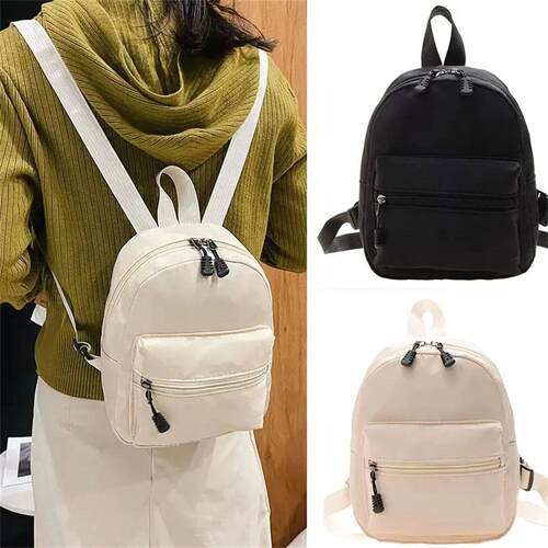 1Pc Mini Womens Backpacks Trend Nylon Female Bag Small Schoo