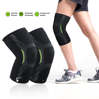 1pc Mesh Knee Compression Sleeves Shin Pads Volleyball Baske