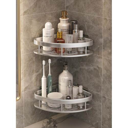 bathroom shelf toilet storage rack no punching shower racks