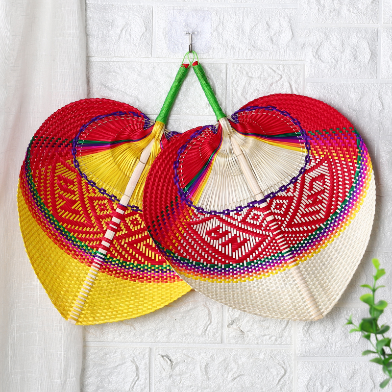 精编竹编扇竹扇子手工蒲扇装饰宝宝纳凉复古中国风夏季家居手摇扇