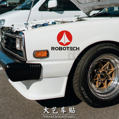 大艺车贴动漫机动战士 太空堡垒ROBOTECH超时空要塞 车身改装贴纸