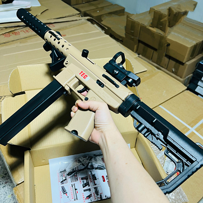 款战术版悍迪tec9高射速电动连发冲锋枪下场男孩玩具枪发射器