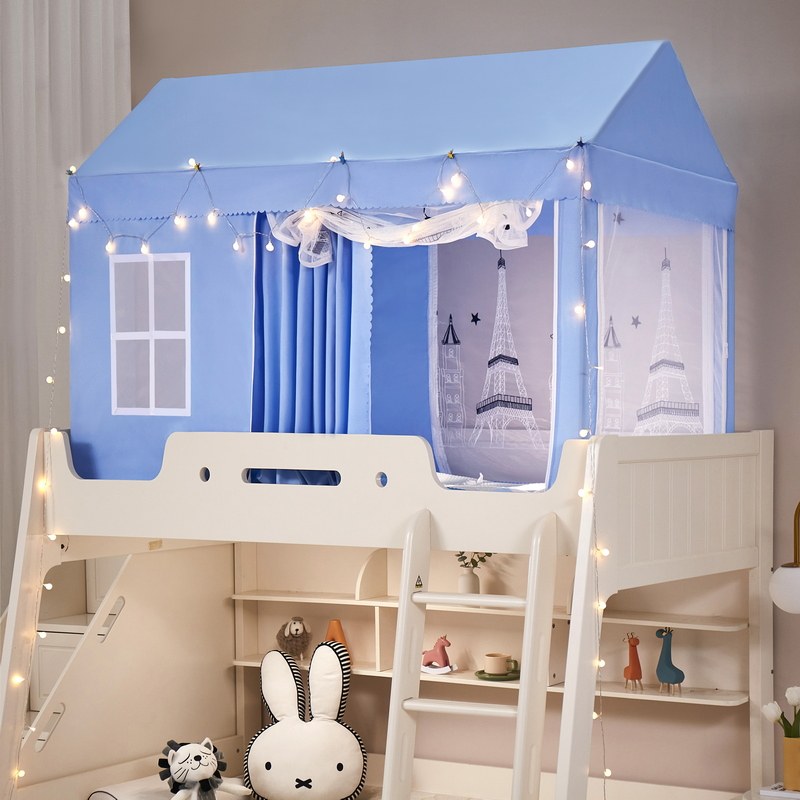 新款儿童子母床蚊帐1.5米上下铺梯形高低床1.2家用上下床帐篷蚊帐,床上用品,蚊帐,淘宝优惠券,粉丝福利购,淘宝优惠卷