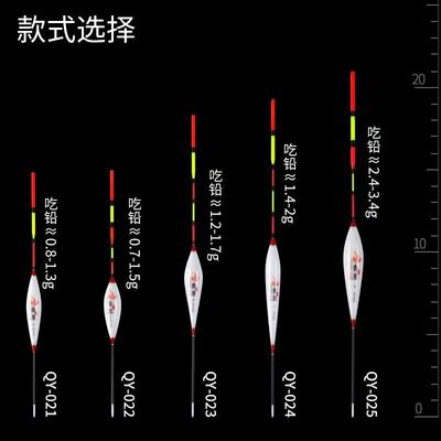 浅水短鱼漂支流草冰小白条漂鲫鱼尾钓纳米洞浮加粗短小溪水漂