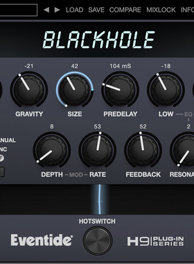 正版Eventide BlackHole黑洞混响插件永久特价