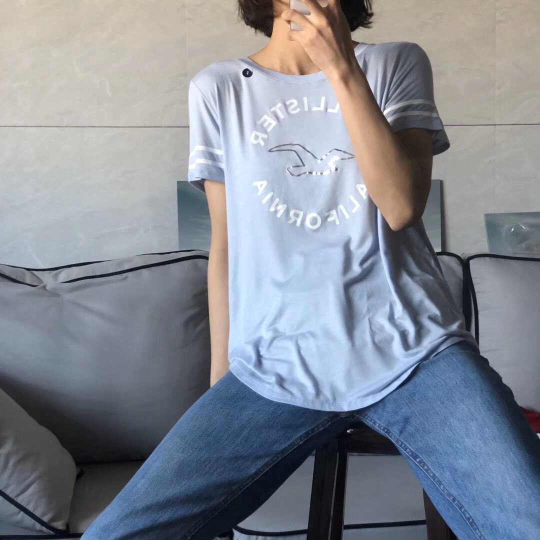 小海鸥女款夏季凉爽轻薄含莫代尔圆领短袖T恤断码清仓特价hco