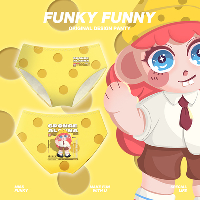 怪趣酱MISSFUNKY原创手绘内裤女