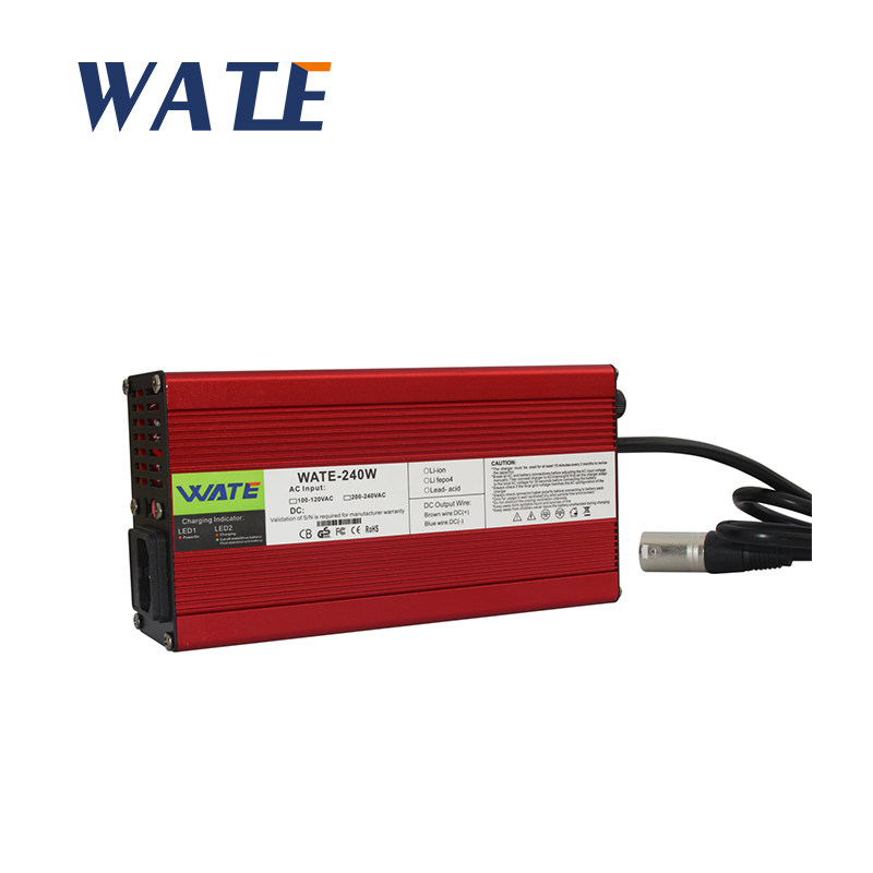 WATE4.2V10A 12A 15A充电器 3.7V锂电池组适用智能铝壳带风扇-天天券