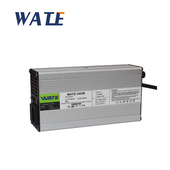 带风扇 33.6V6A 开关 用于29.6V锂电池适用 智能铝壳 7A充电器