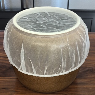 防蚊网罩卤煮桶晾晒酱缸汤桶防虫防蝇网纱罩子西瓜酱圆形纱布菜罩