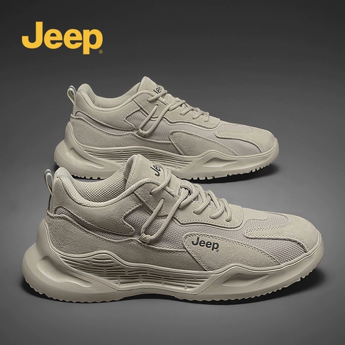 Jeep, джип, весенняя дышащая спортивная универсальная повседневная обувь для отдыха, новая коллекция, мягкая подошва