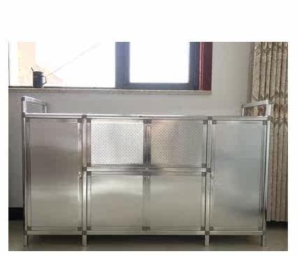 thickening Stainless steel Gas Kitchen cabinet Sideboard kitchen Cupboard aluminium alloy cupboard Stove simple and easy Storage cabinetin the Residential furniture , Cabinet , Sideboard  category - from Buy2taobao.com to provide professional Taobao agent buy service