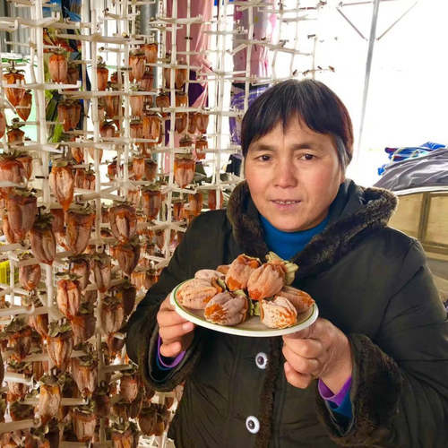 天天奶奶年富平柿饼流心上霜吊柿