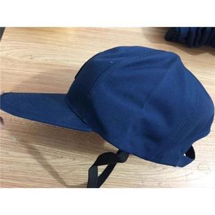 正品地勤机务防静电夏帽长檐帽夏工作帽藏蓝夏棒球帽太阳帽带徽