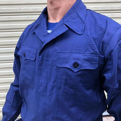 全新老货78款蓝色维棉海空夏工作服的确良工装套装带补丁耐脏耐磨