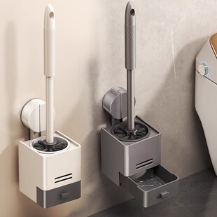 创意新款吸盘马桶刷壁挂家用无死角卫生间马桶刷套装厕所刷子神器