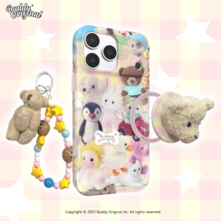 BUDDY原创公仔家族适用iphone17手机壳苹果17promax保护套16promax磁吸新款 15pro可爱15