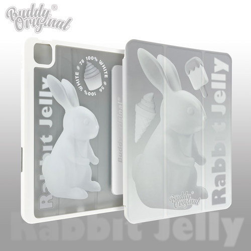 budd灰色兔子ipad保护套耐看个性