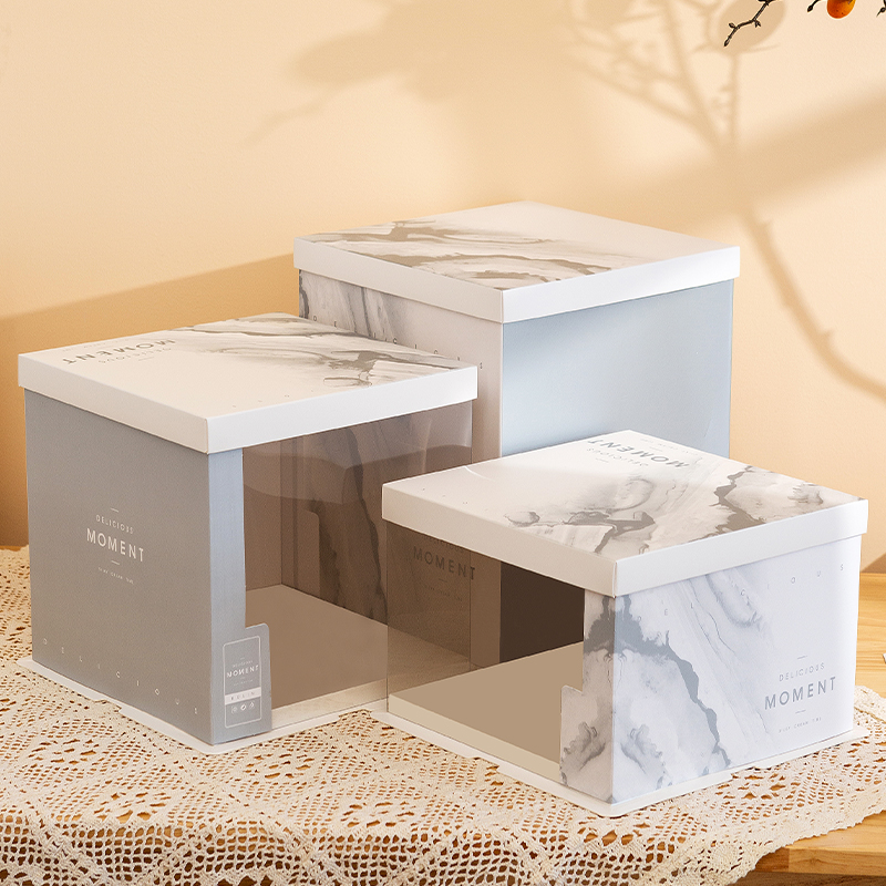 7/9/11/13寸半透明生日蛋糕盒