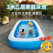 农村泳池特大号吹气家里打气冲气游泳池儿童家庭水池小孩宝宝大型