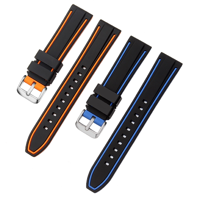 圆时硅胶表带适配马克华菲