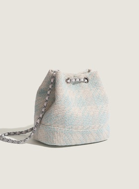 2025新款呢子腋下包链条双肩包通勤单肩小背包女斜挎包高级感小众