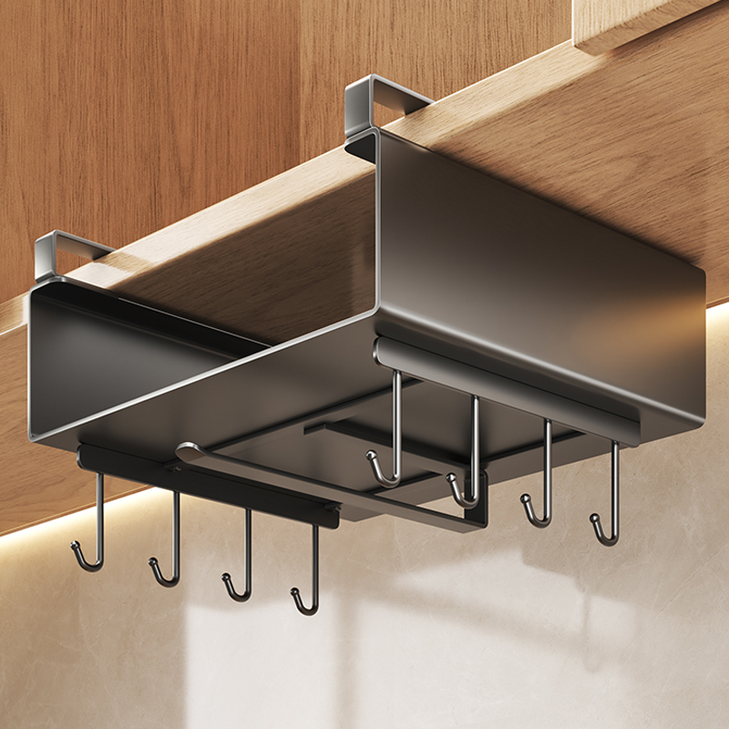 【稳固放置】厨房橱柜下收纳挂架