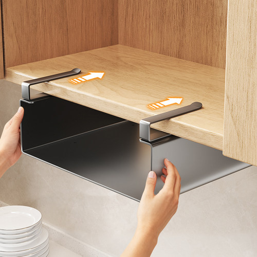 【即装即用】橱柜悬挂收纳置物架