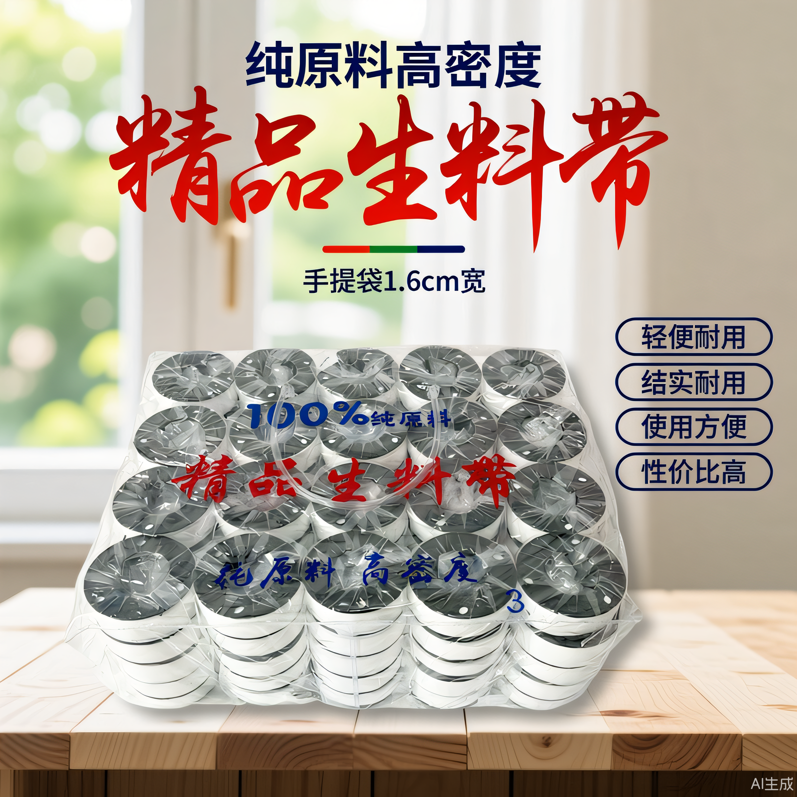 环保高密度生料带工业管道专用