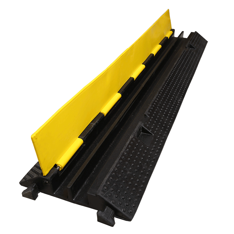 防压舞台铺线桥架橡胶电缆压线槽多功能角度pvc100过线槽家用50