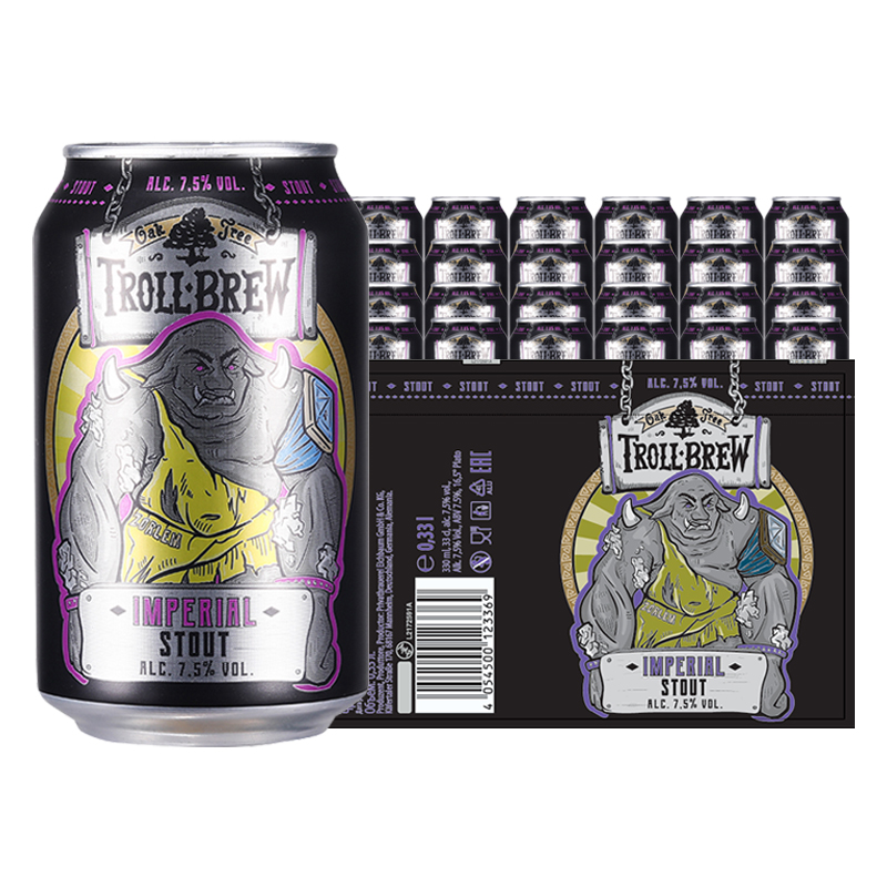 【进口】艾斯宝啤酒330ml*24罐装德国新英格兰淡色艾尔/帝国/博克