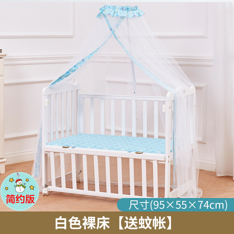 multi-function white Little bed Newborn Baby bed solid wood baby Cradle bed bb Beds Mosaic Big bed tablein the Diapers/Care/Feeding/Push lathe , Crib/Crib/Cradle/Chair , Crib/Children's beds  category - from Buy2taobao.com to provide professional Taobao agent buy service