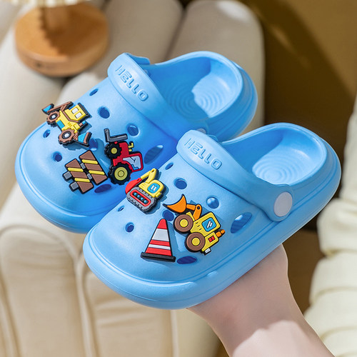 包头儿童洞洞鞋夏季居家防滑防撞