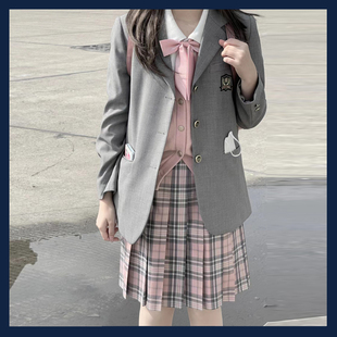 全套 西服西装 正版 情人节限定jk格裙纯欲原创本佐中JK制服秋冬套装