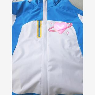 校服西安高新一中二中三初学校同款冲锋衣单件外皮学生专拍