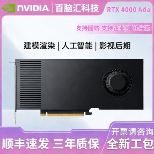 英伟达RTX Ada专业图形独立显卡20G建模渲染AI直播视频剪辑 4000