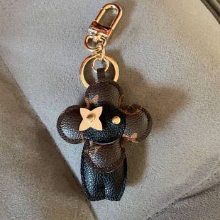LV&GEDETE 背包小挂饰太阳花汽车钥匙扣挂件老花少女心钥匙链配饰