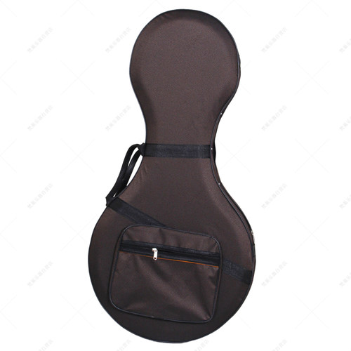 咖啡色中阮琴盒双肩手提ZR-P-51