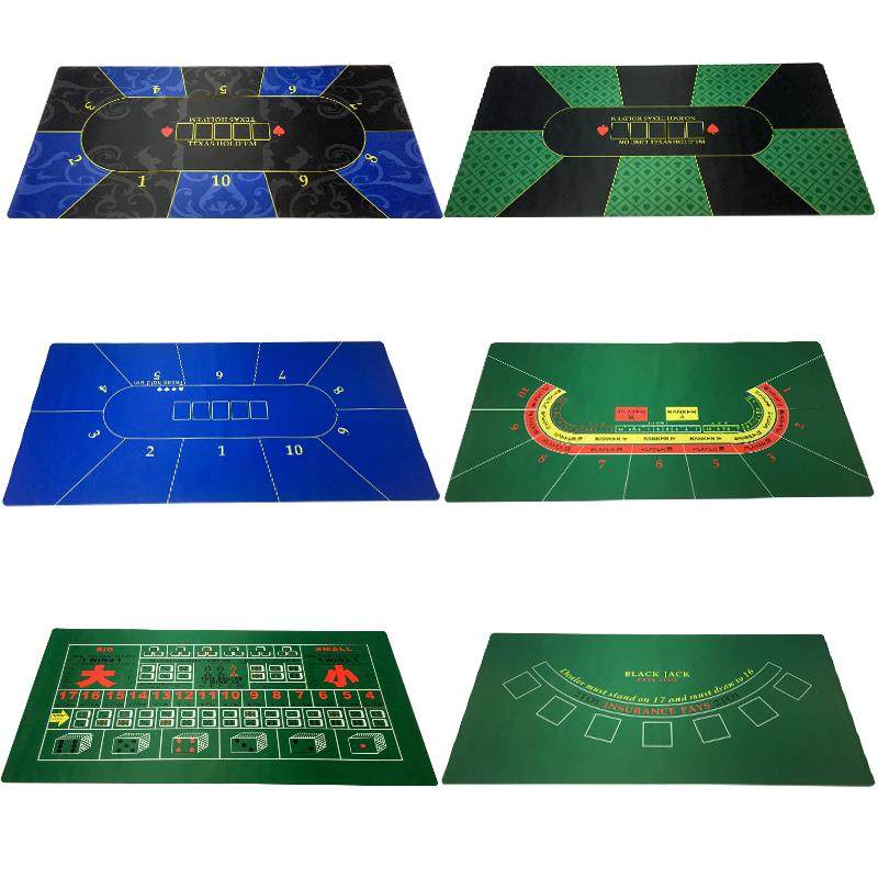 1.2*0.6米长方形绿色橡胶垫德州扑克poker大桌布桌垫桌布桌垫