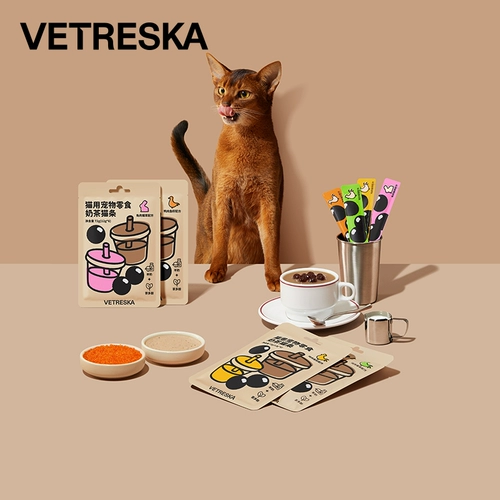 Unclog Cats для закусок для домашних животных, чайные чайные кошки полосат питательные и жирные в котенок, лизать полоски 12 г*6 полос (1 упаковка)