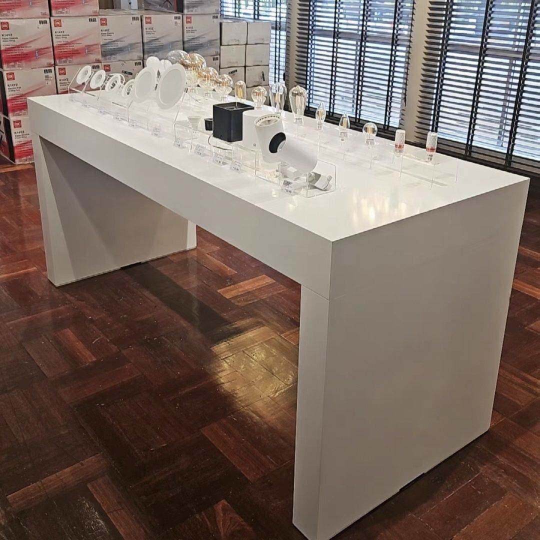 手机体验台展示桌商场中岛展示桌新款数码产品电脑展台展示台烤漆
