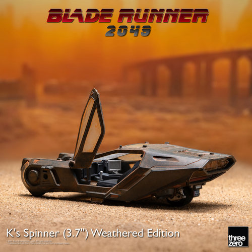 【限量发售】threezero 银翼杀手2049 K回旋车 旧化版 可动模型