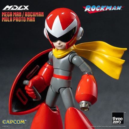 【预定定金】threezero MDLX系列 洛克人 布鲁斯 收藏级可动模型