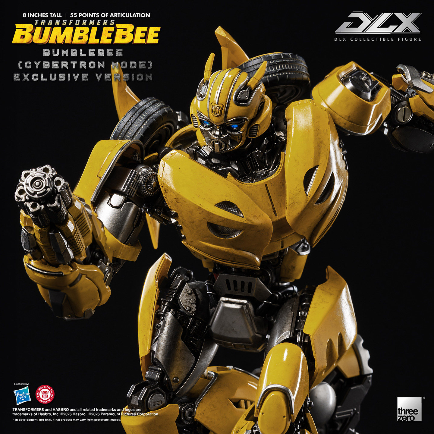 【预定定金】threezero DLX 变形金刚外传 塞伯坦大黄蜂 限定版图片