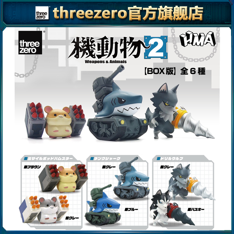 threezero机动物盲盒