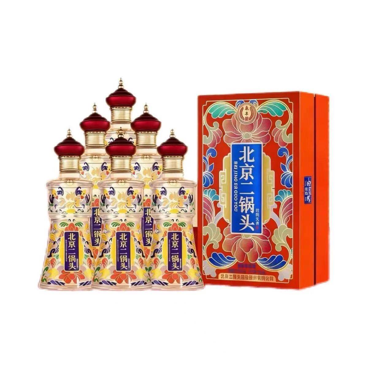 永丰牌 北京二锅头 清香白酒52度特积天香500ml*6瓶 礼盒装