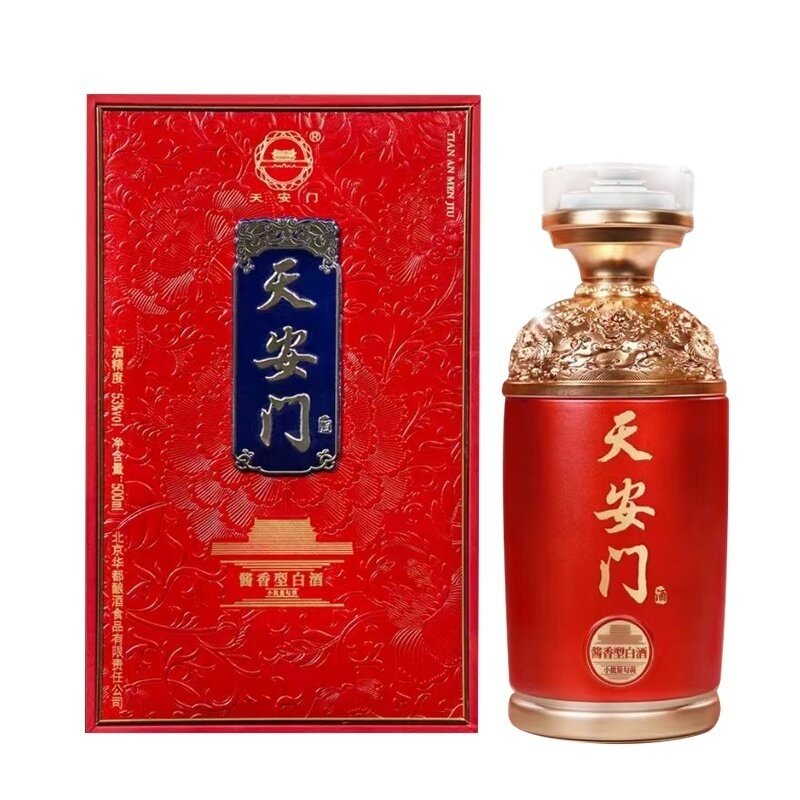 华都天安门 开国红酱香型白酒 礼盒装 53度 500mL 6瓶