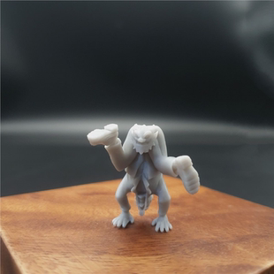 潮玩DIY手工 成龙历险记系列面具持有者伊卡1:43模型手办场景白模